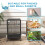 PawHut PawHut Bird Cage with Rolling Stand for Small Birds - Grey 6