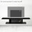 Homcom HOMCOM Wall Mounted TV  Stand Entertainment Unit with Storage Shelf, Black 5