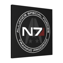 Canvas Print Only N7 Special Forces Logo Wall Art Poster Room Decor 18x18 inch No Frame
