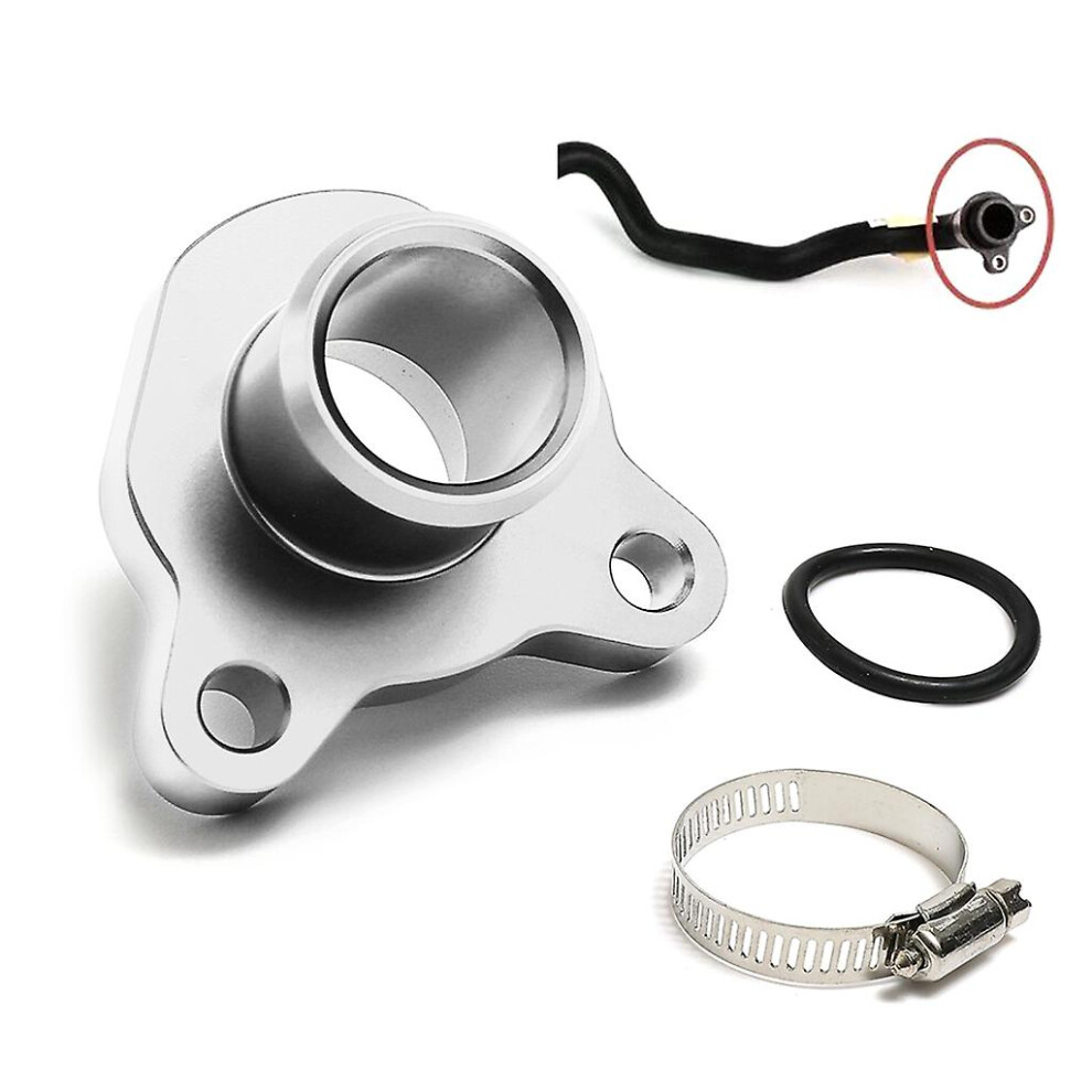 (Silver) Aluminum Water Hose Fitting For N54 335I 335Xi 135I 325I 330I 3.0L 11537544638 Silver 9152336645996