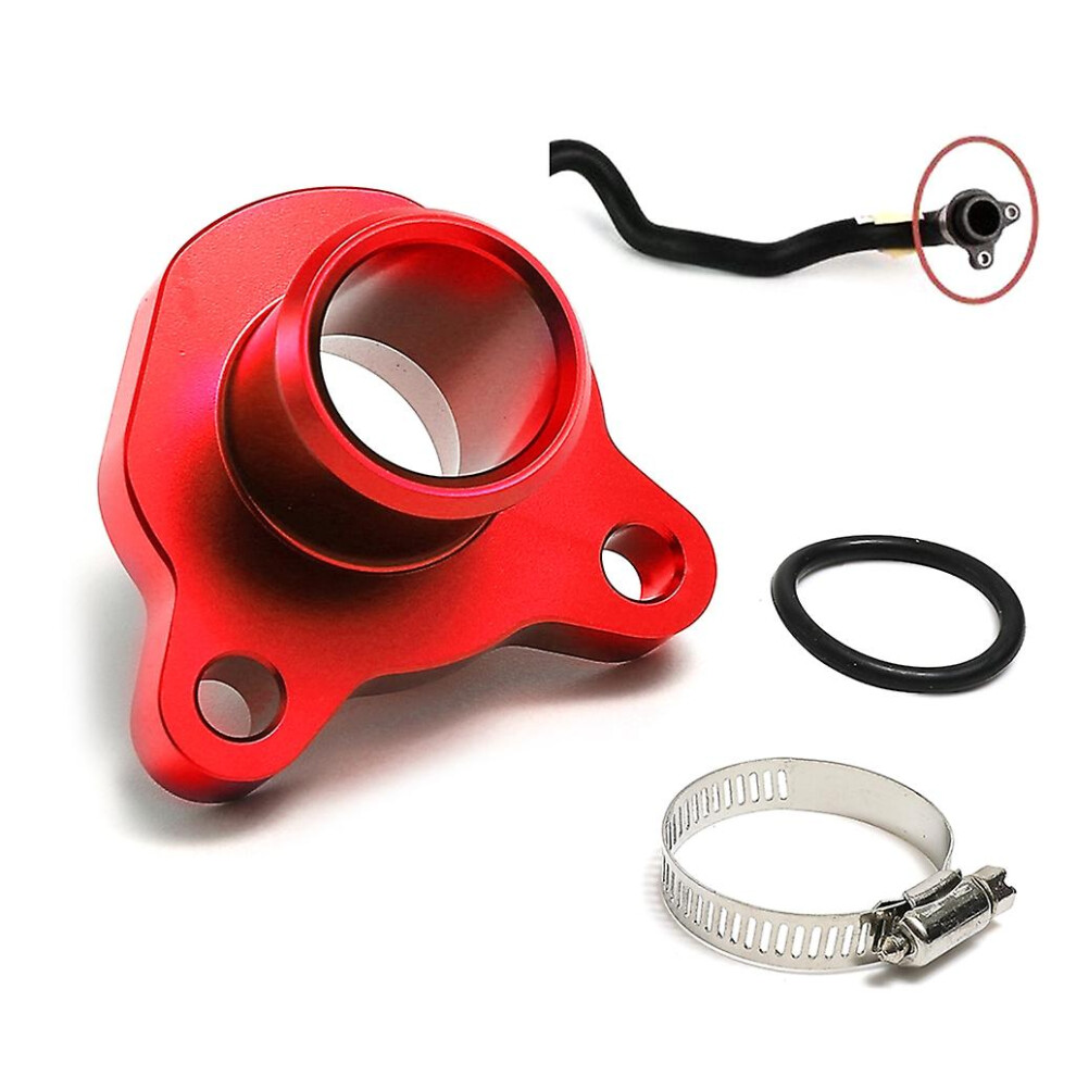 (Red) Aluminum Water Hose Fitting For N54 335I 335Xi 135I 325I 330I 3.0L 11537544638 Red 9152336646009