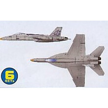 TRU06221 - Trumpeter 1:350 - Boeing F/A-18E Super Hornet (6 pcs)
