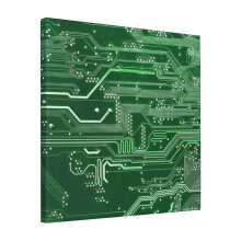 Canvas Print Only Electronic Circuit Board Wall Art Poster Room Decor 18x18 inch No Frame