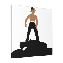 Canvas Print Only Rodeo Minimal Album Cover Wall Art Poster Room Decor 18x18 inch No Frame