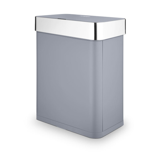 Tower Tower T938020GRY Compact Sensor Bin, Large 60L, Hands Free Opening, Automatic Close, Retaining Ring, Grey