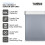Tower Tower T938020GRY Compact Sensor Bin, Large 60L, Hands Free Opening, Automatic Close, Retaining Ring, Grey 2