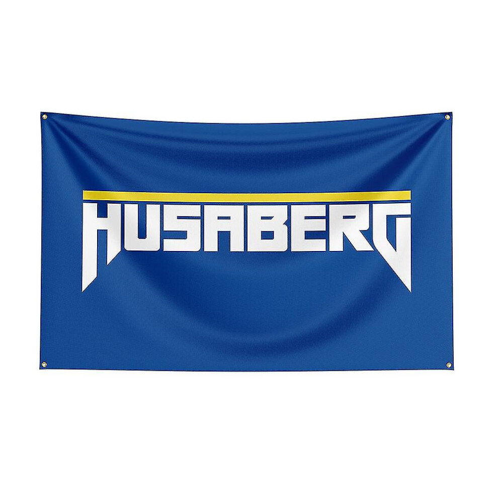 (150 X 240Cm, A) 3X5 Husaberg Flag Polyester Printed Motorcycle Accessories Banner For Decor 9152336653083