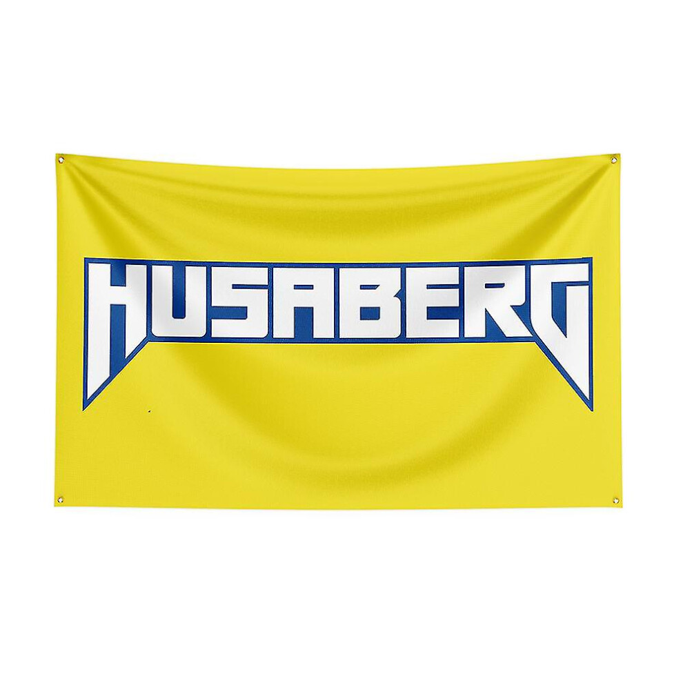 (150 X 240Cm, B) 3X5 Husaberg Flag Polyester Printed Motorcycle Accessories Banner For Decor 9152336653090
