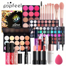 (KIT003D) Professional Makeup Set for Women - Includes Eyeshadow Palette, Makeup Tools