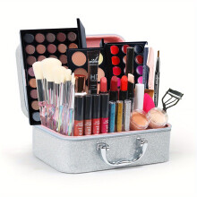 (KIT014C) Professional Makeup Set for Women - Includes Eyeshadow Palette, Makeup Tools
