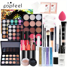 (KIT004B) Professional Makeup Set for Women - Includes Eyeshadow Palette, Makeup Tools