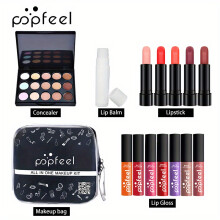 (KIT001) Professional Makeup Set for Women - Includes Eyeshadow Palette, Makeup Tools