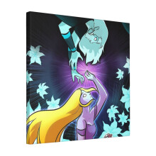 Canvas Print Only Illustration Hades And Persephone Wall Art Poster Room Decor 18x18 inch No Frame