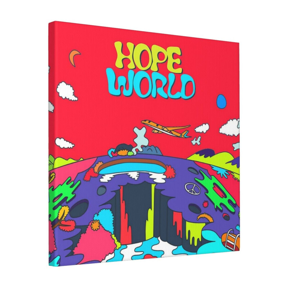 Canvas Print Only J-Hope Hope World Album Art Wall Art Poster Room Decor 18x18 inch No Frame-image-OPC-PDPHXSQ-NEW