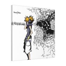Canvas Print Only The World Ends With You - Neku Wall Art Poster Room Decor 18x18 inch No Frame