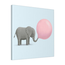 Canvas Print Only Jumbo Bubble Gum Wall Art Poster Room Decor 18x18 inch No Frame