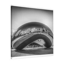 Canvas Print Only The Chicago Bean Wall Art Poster Room Decor 18x18 inch No Frame