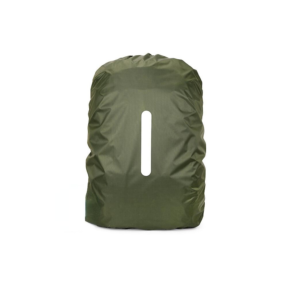 (Army Green, 30 - 40L) Reflective Waterproof Backpack Rain Cover Outdoor Sport Night Cycling Safety Raincover  Camping Hiking Waterproof Cover-image-OPC-PDPHY89-NEW