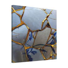 Canvas Print Only Kintsugi Wall Art Poster Room Decor 18x18 inch No Frame