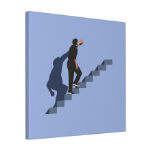 Canvas Print Only The Truman Show Wall Art Poster Room Decor 18x18 inch No Frame