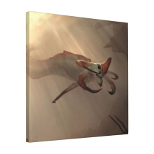 Canvas Print Only Subnautica - Reaper Leviathan Wall Art Poster Room Decor 18x18 inch No Frame