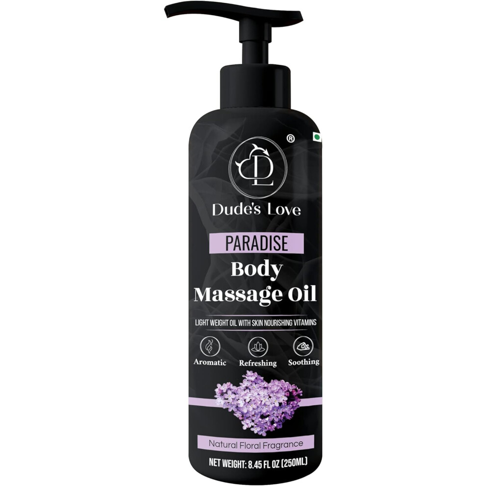 Lavender Aromatherapy Relaxing Calming Edible Body Massage Oil 250 Ml