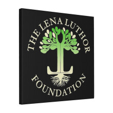 Canvas Print Only The Lena Luthor Foundation Logo Wall Art Poster Room Decor 18x18 inch No Frame