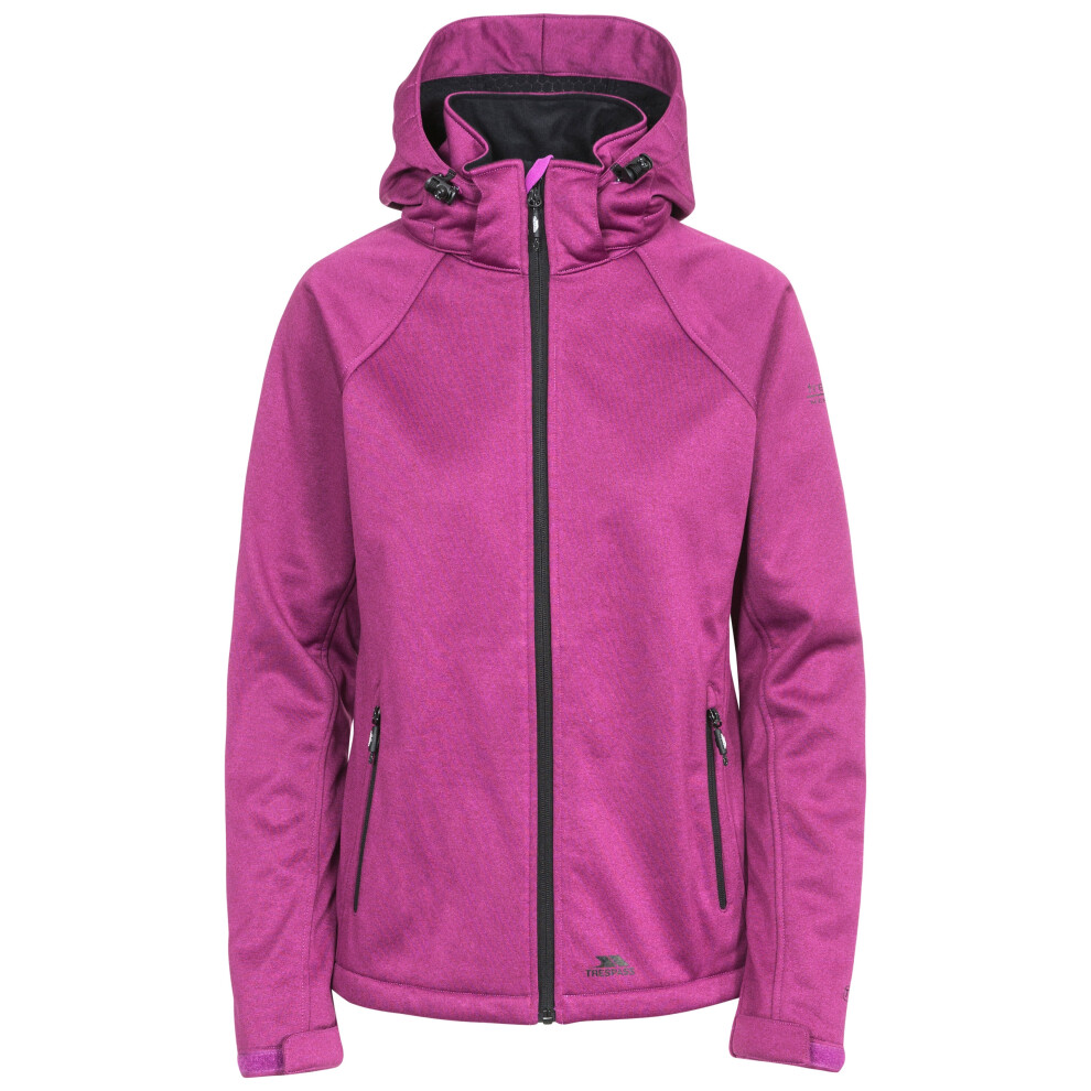 (6, Purple Orchid Marl) Trespass Womens Softshell Jacket Angela