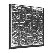 Canvas Print Only Sator Rotas Latin Square Wall Art 18x18in No Frame - Occult Decor OBFG-RedBlok-Cavn18x18_#WYqQ7P0TwR6B7aGQ79