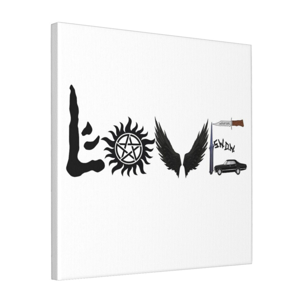 Canvas Print Only Love Wall Art Poster Room Decor 18x18 inch No Frame-image-OPC-PDPJ7Y5-NEW