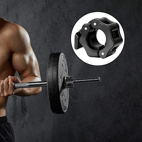 4 Pieces Dumbbell Fasteners, Quick Release For 23-25mm, Dumbbell Quick Release 1