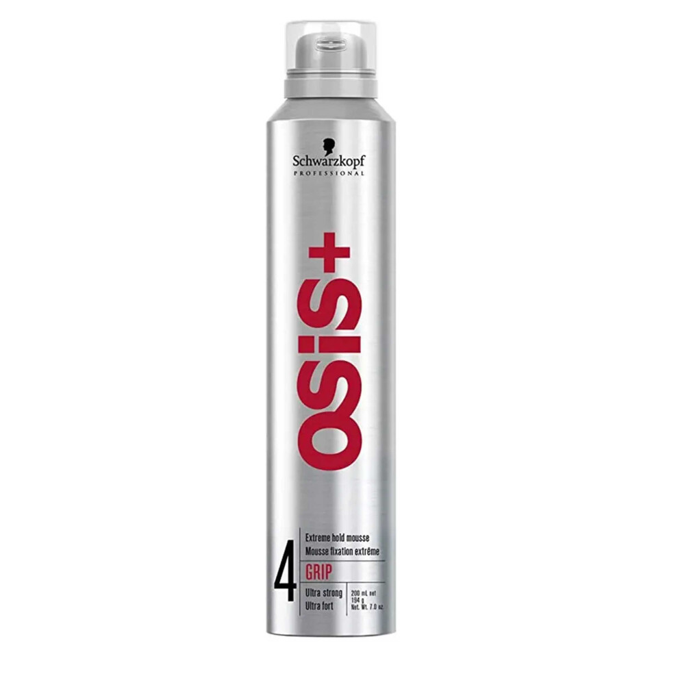 Osis+ by Schwarzkopf Hair Mousse 200ml Extreme Hold #4 Grip Ultra Strong