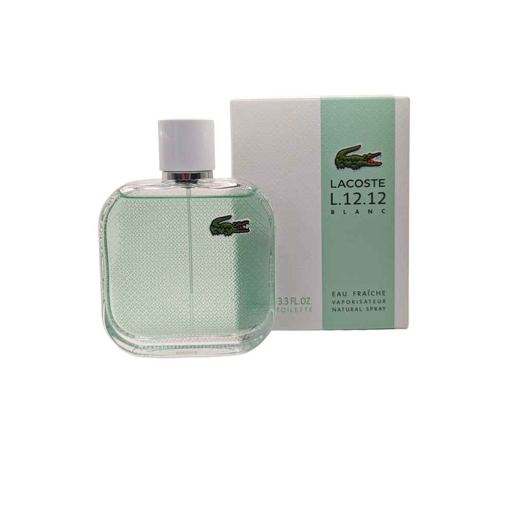 Lacoste L.12.12 Blanc Homme Eau de Toilette Fraiche Spray 100ml