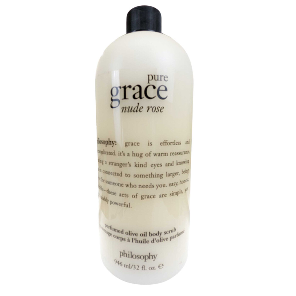 Pure Grace Philosophy Perfumed Olive Oil Body Scrub 946ml Nude Rose