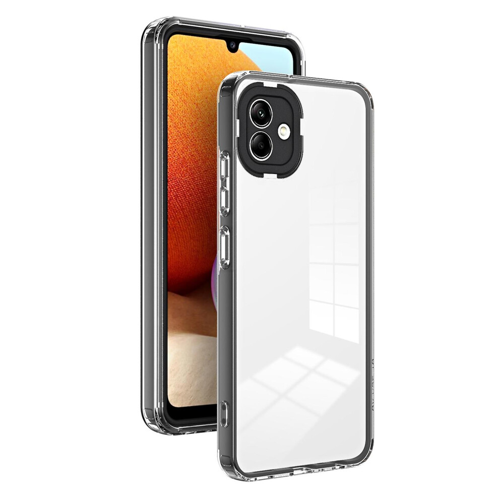 (Black) Transparent Pc Case For Samsung Galaxy A04 For Samsung Galaxy A04 Black 9152243232067