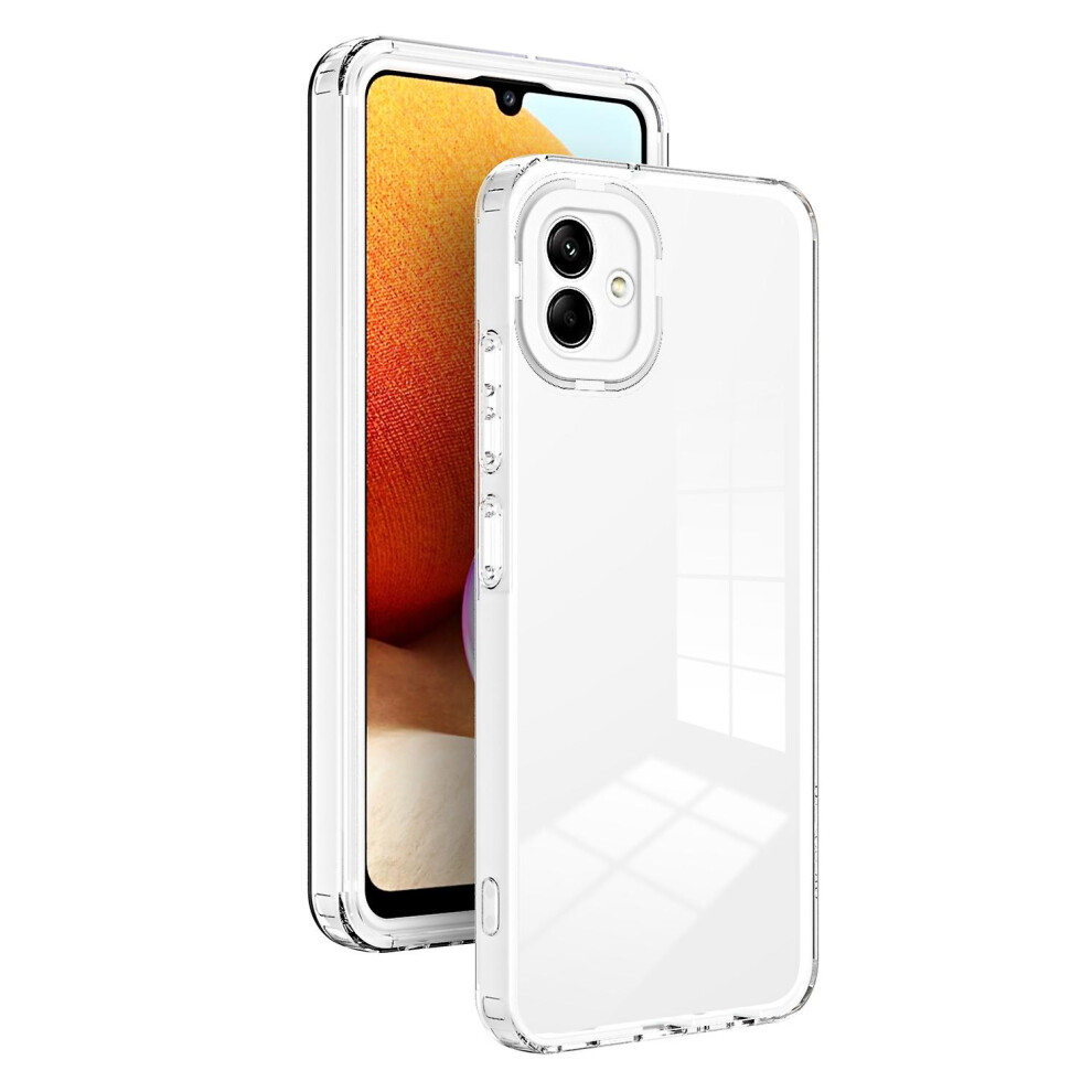 (White) Transparent Pc Case For Samsung Galaxy A04 For Samsung Galaxy A04 White 9152243232104
