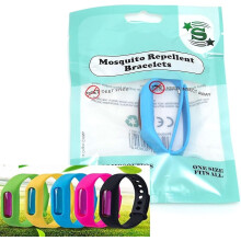 Shatchi Natural Repellent Mosquito Insect Bracelet Non Toxic Deet-free Band Soft Rubber Material Multi One Size