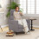 Costway Padded Recliner Armchair Push Back Single Sofa W/ Adjustable Footrest 6