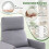 Costway Padded Recliner Armchair Push Back Single Sofa W/ Adjustable Footrest 3