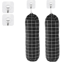 Wall-Mount Plastic Bag Holder & Organizer – Durable Oxford Bag Dispenser for Kitchen, Holds 50+ Bags, Eco-Friendly & Reusable