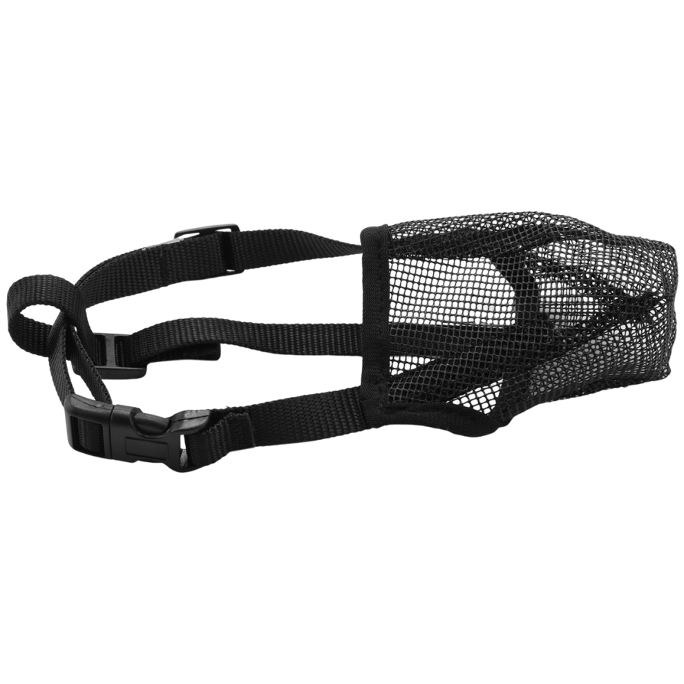 Dog Muzzle, Soft Mesh Muzzle for Small Medium Large Labrador German Shepherd, Breathable Adjustable Muzzles S