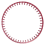 2Pcs Top Ring Replacement for 48 Needle Knitting Machine Accessories Pink Needle Sleeve Circle 4