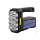 8 LED Solar Handheld Torch - Super Bright Rechargeable Portable Flashlight - Powerful work equipment - Bright light (Black) 1