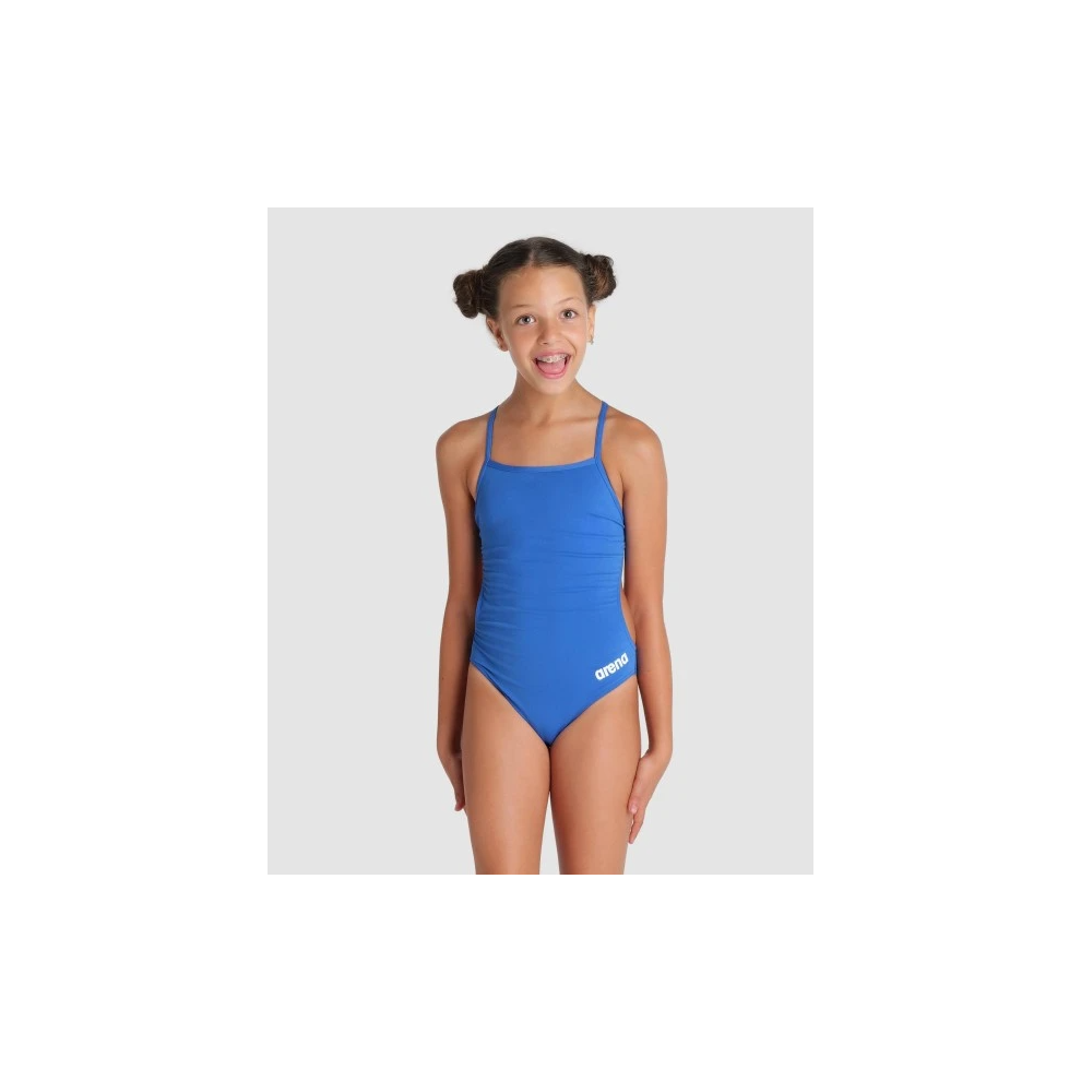 Arena (28) Girls Team Swimsuit Challenge Solid Uv Protection Junior Swimwear Royal Not,Specified