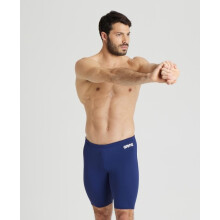 (30) Arena Team Men Swim Jammers Stretch Fit Competition Swiming Shorts - Navy Blue