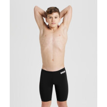 (24) Arena Team Boy Swim Jammer Solid One Piece Durable Swimming Costume - Black