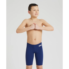 (24) Arena Team Boy Swim Jammer Solid One Piece Racing Swimwear for Athletes - Navy