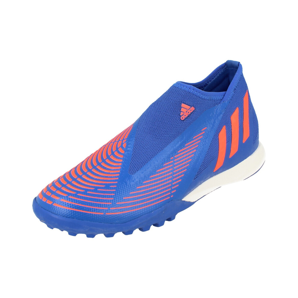 Adidas Predator Edge.3 Ll Tf Mens Football Boots Trainers (Uk 8 Us 8.5 Eu 42, Blue White Orange Gx2630)