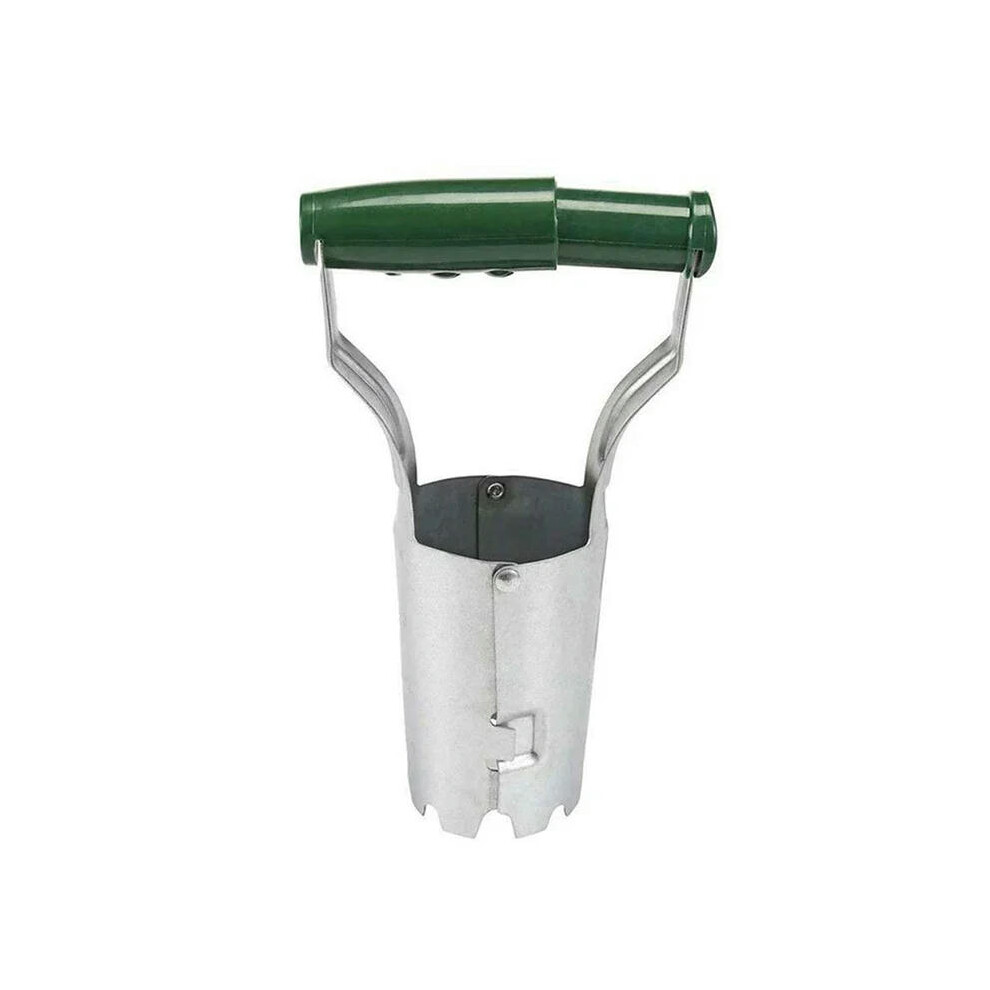 (Dark Green) Cylinder Planter Agricultural Seedling Tube Transplanter Garden Tool Handheld Planting Machine Labor-saving Garden Bulb Planter