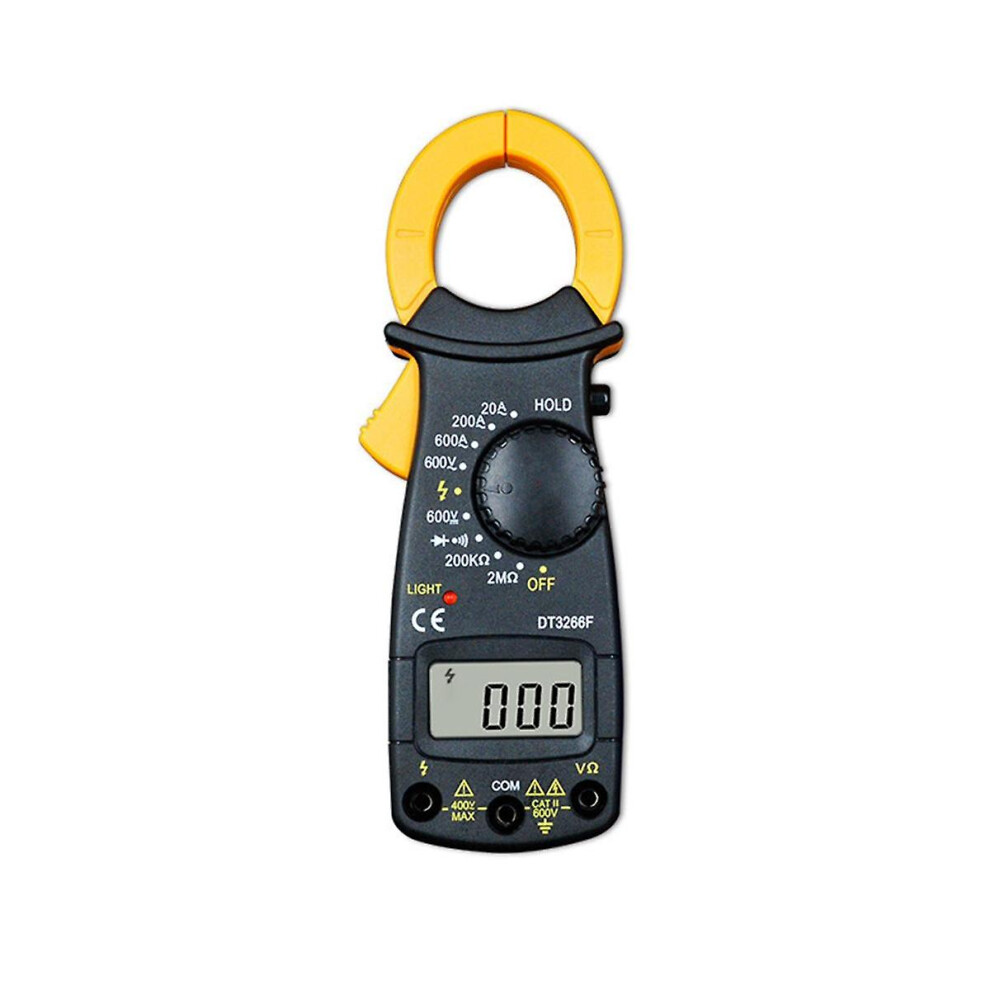 Digital Amper Clamp Meter Multimeter Ncv Current Clamp Pincers Voltmeter Ammeter 600A Ac/Dc Ohm Cur 9152243247689